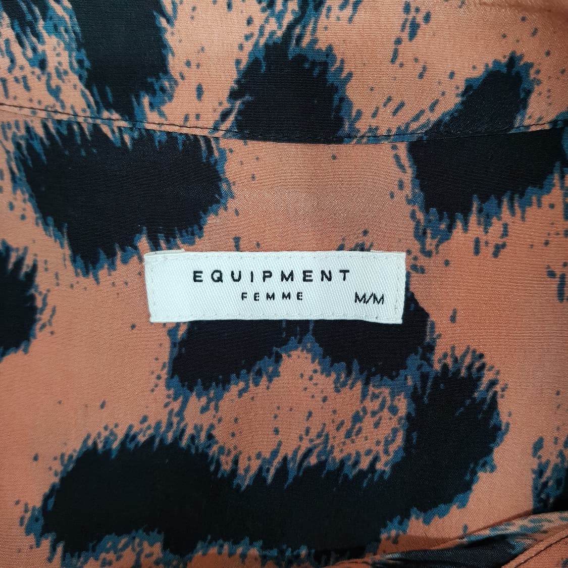 EQUIPMENT 이큅먼트 실크 레오파드 슬리브리스 원피스 M사이즈 상품이미지5