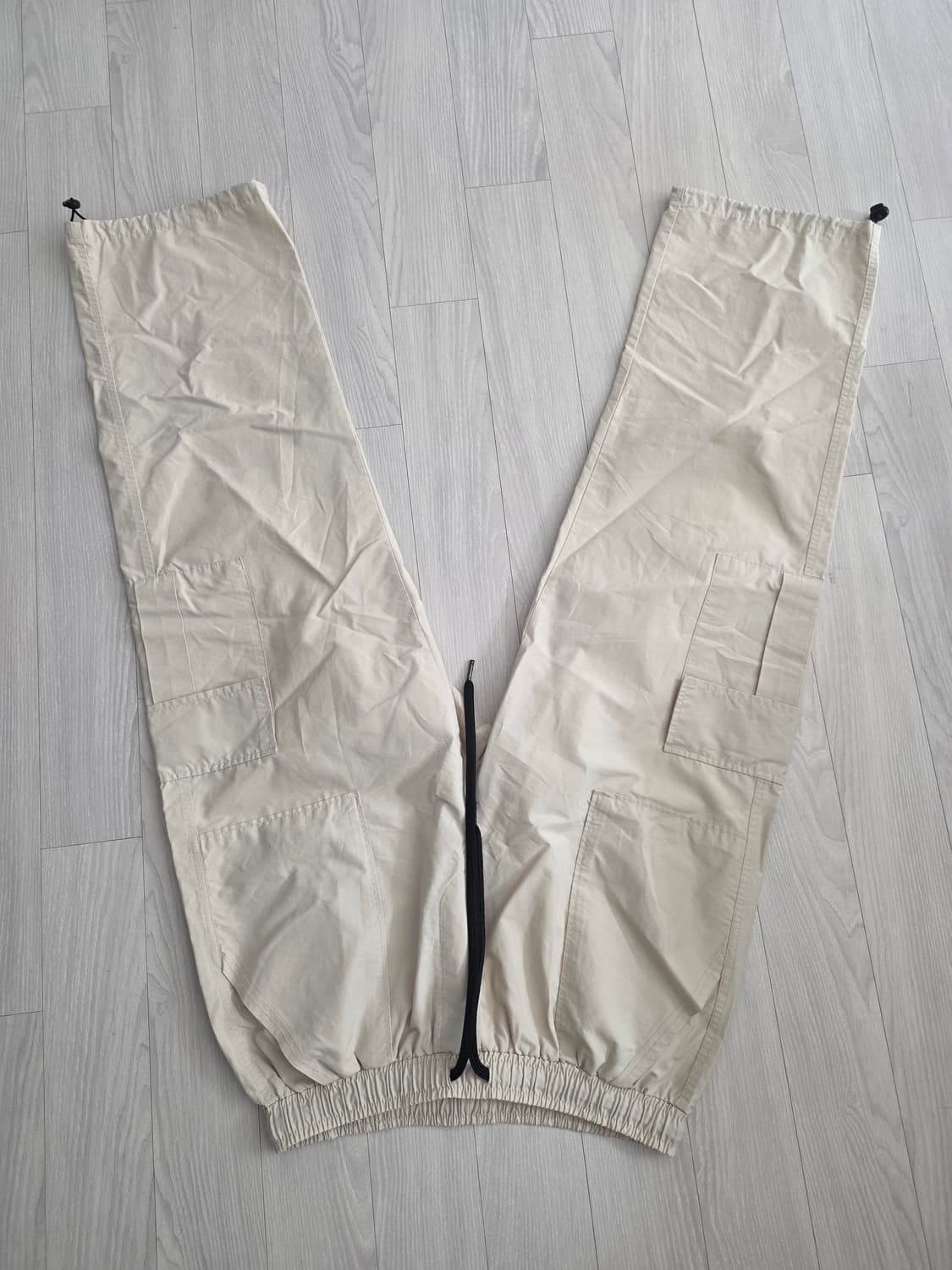 라퍼지 스토어 나일론 카고 팬츠 아이보리 상품이미지6