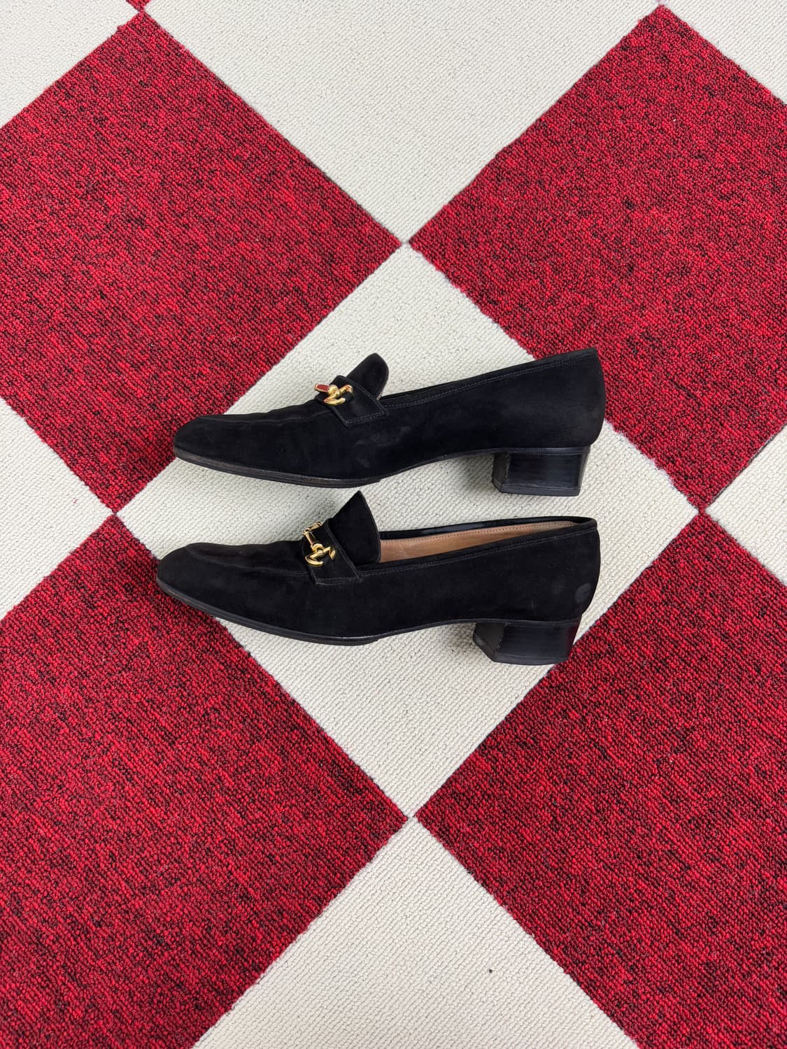 Old CELINE Dark brown Suede Rofer 상품이미지3