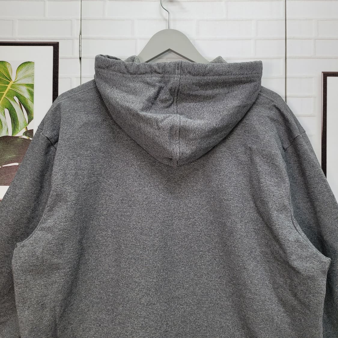 파타고니아 빅 로고 그레이 후드티 후드 티셔츠 2XL사이즈 상태최상 상품이미지6