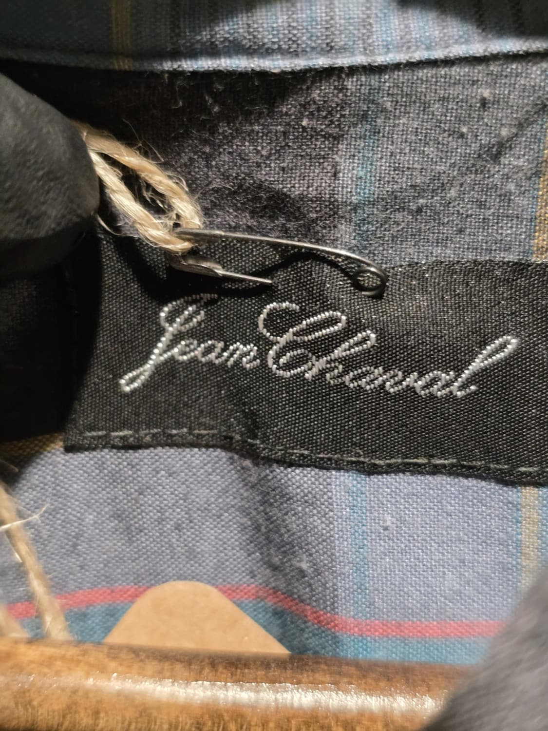 Jean Cheval Long-Sleeve Plaid Shirt 상품이미지5