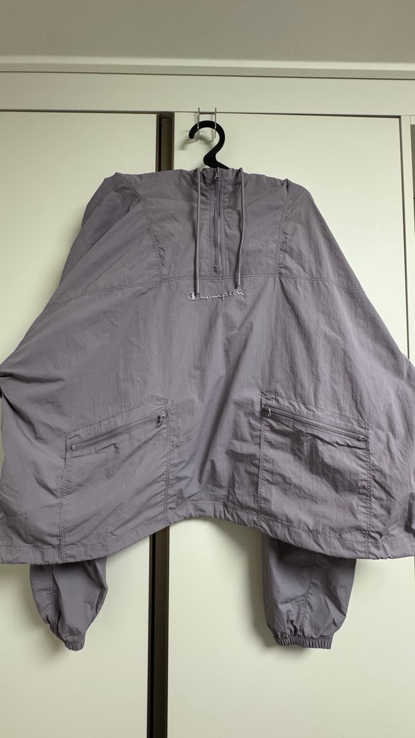 [XL] 챔피온 어반 아웃피터스 익스클루시브 러닝 아노락 후드 라벤더 상품이미지2