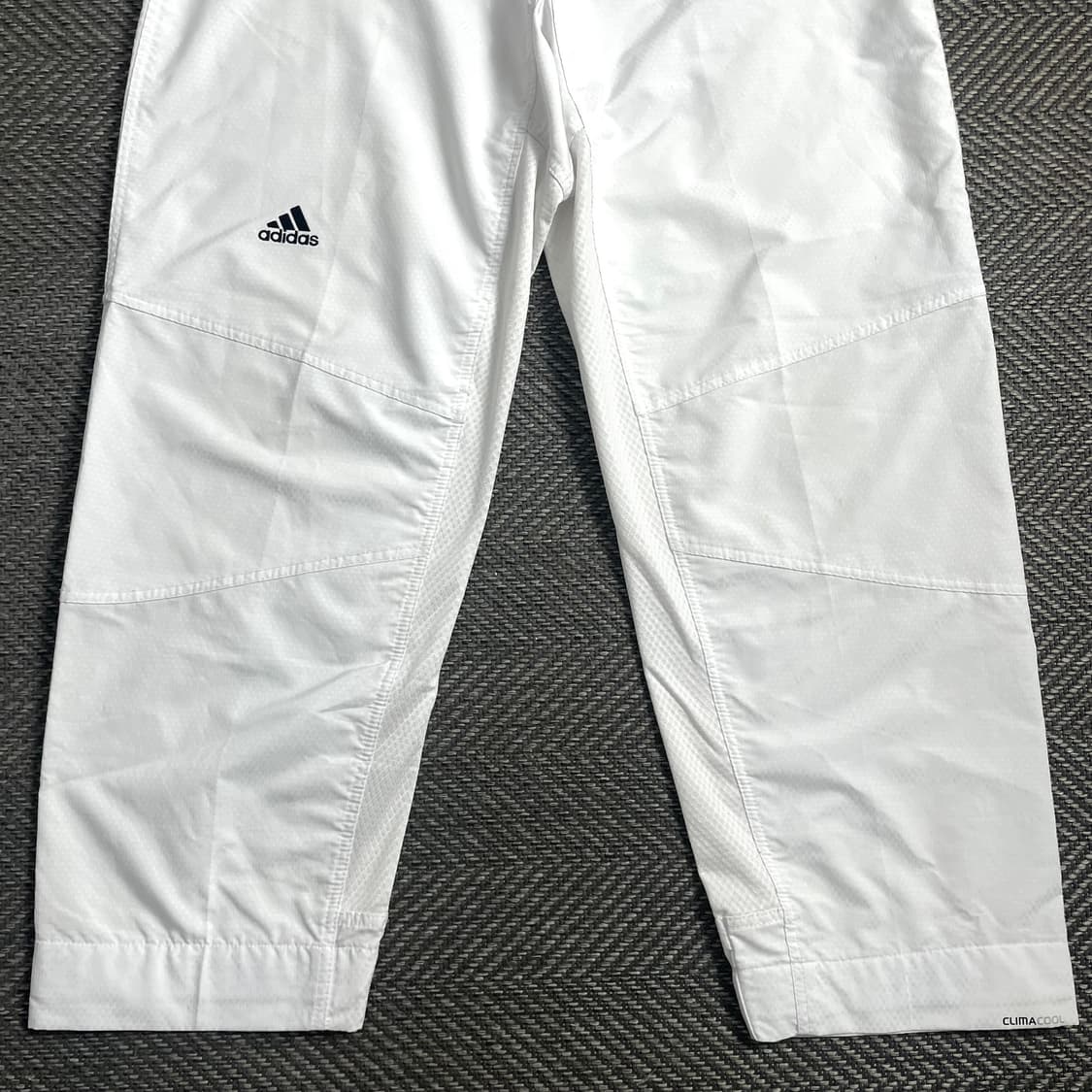 00s 아디다스 올드스쿨 화이트 우븐 트랙 팬츠o 4366 상품이미지2