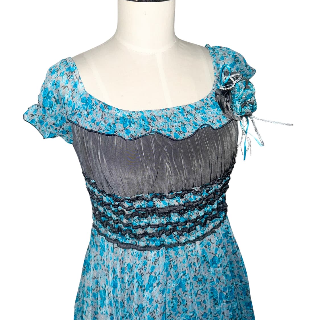 Turkey blue petit mini dress 상품이미지4