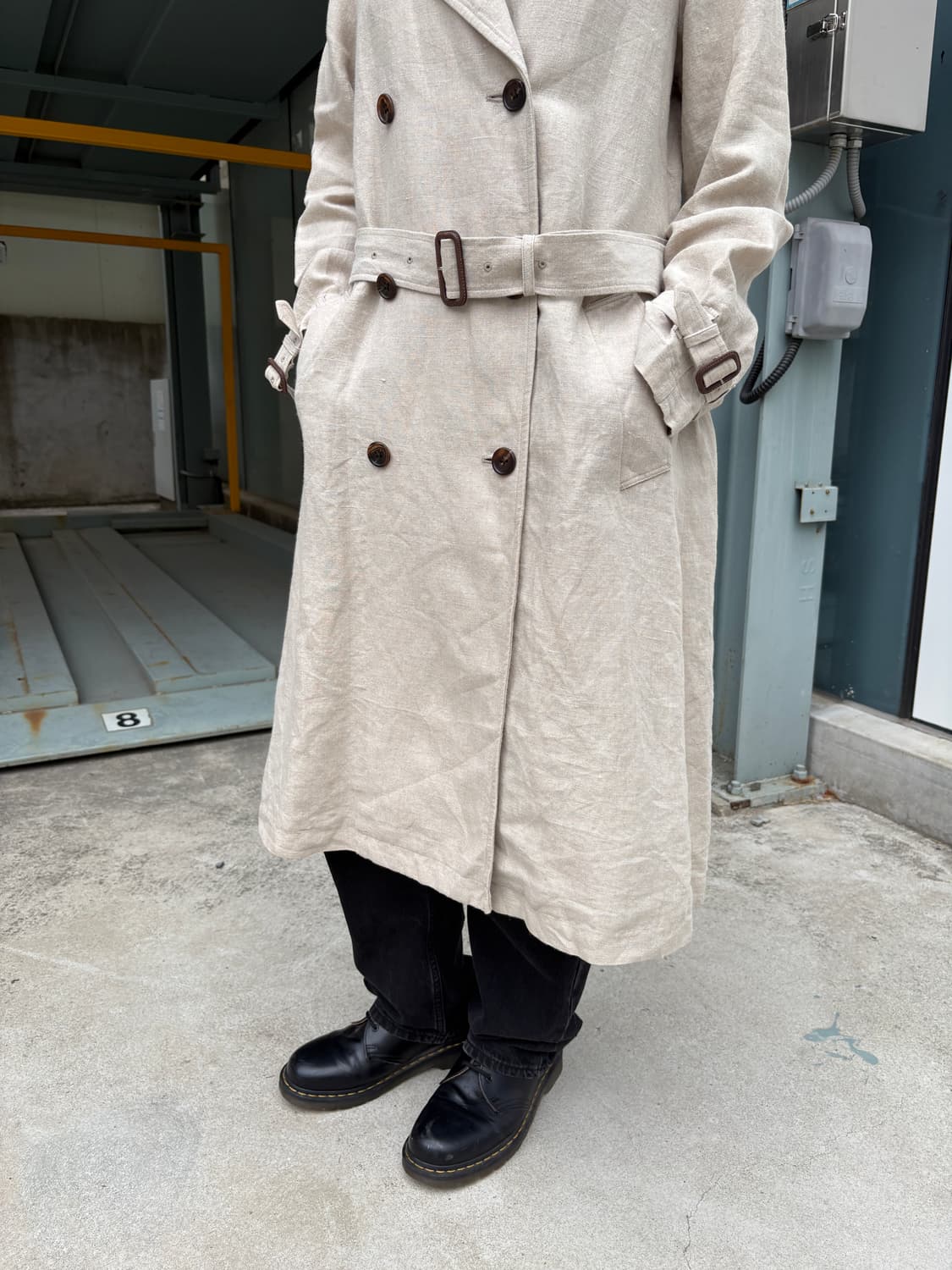 마가렛 호웰 린넨 트렌치 코트 상품이미지2