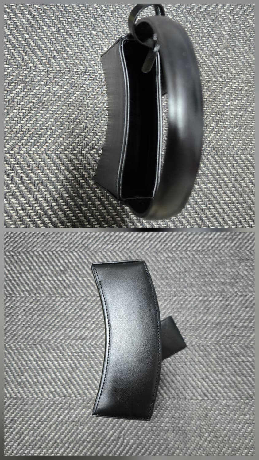 로우클래식 미니 커브백 블랙 토트백 상품이미지5