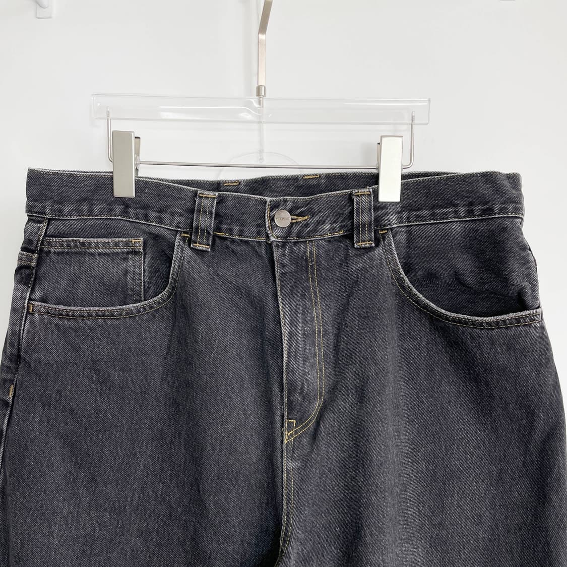 B1 칼하트 WIP 브랜든 팬츠 블랙 스톤 워시드 37사이즈 상품이미지2