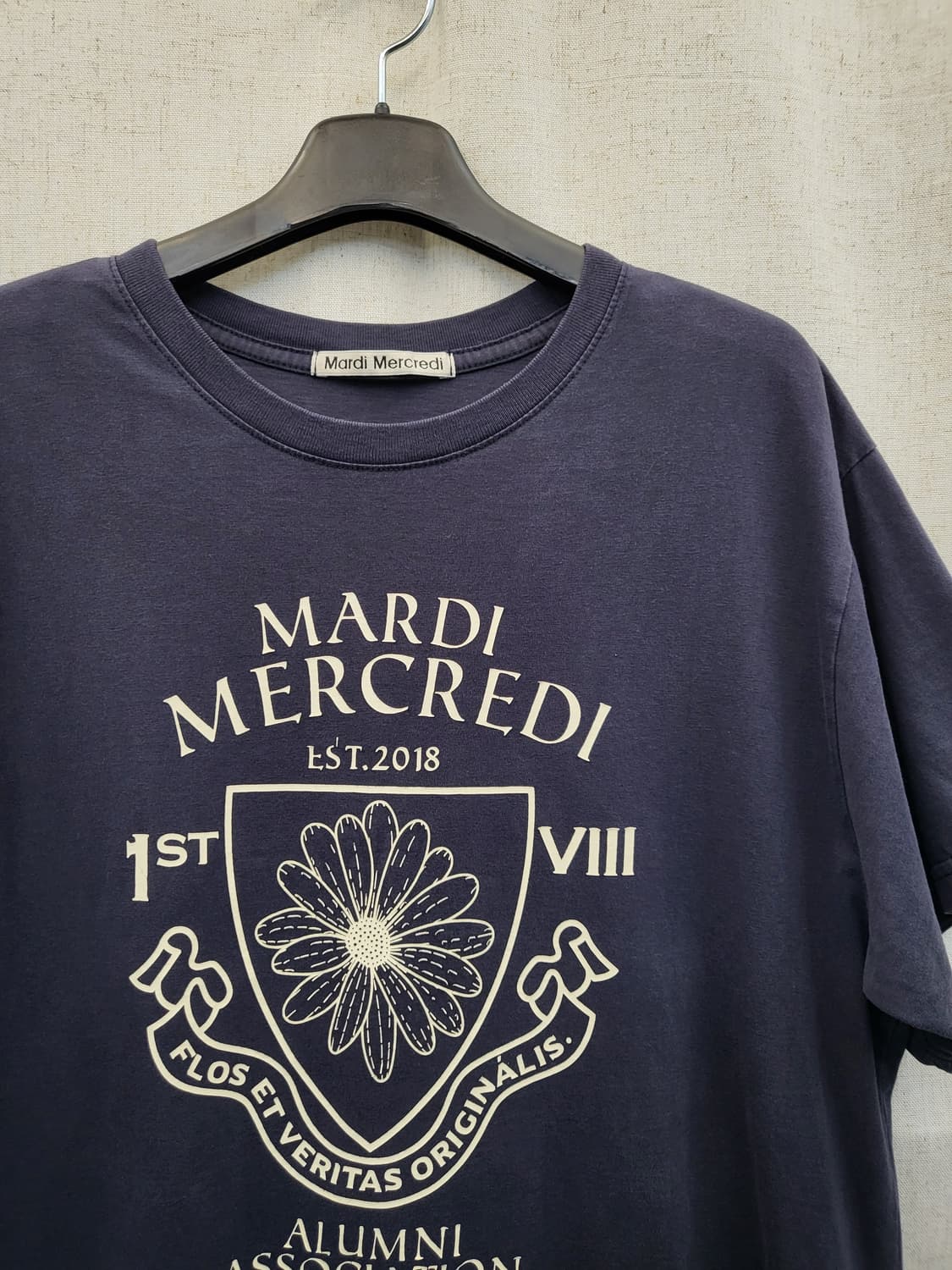 마르디 메크르디 네이비 반팔 티셔츠 상품이미지3