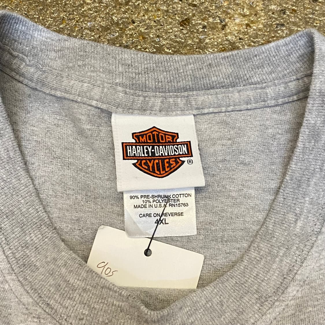 미국 빈티지 할리데이비슨 독수리 프린팅 빅사이즈 반팔티 티셔츠 상품이미지4