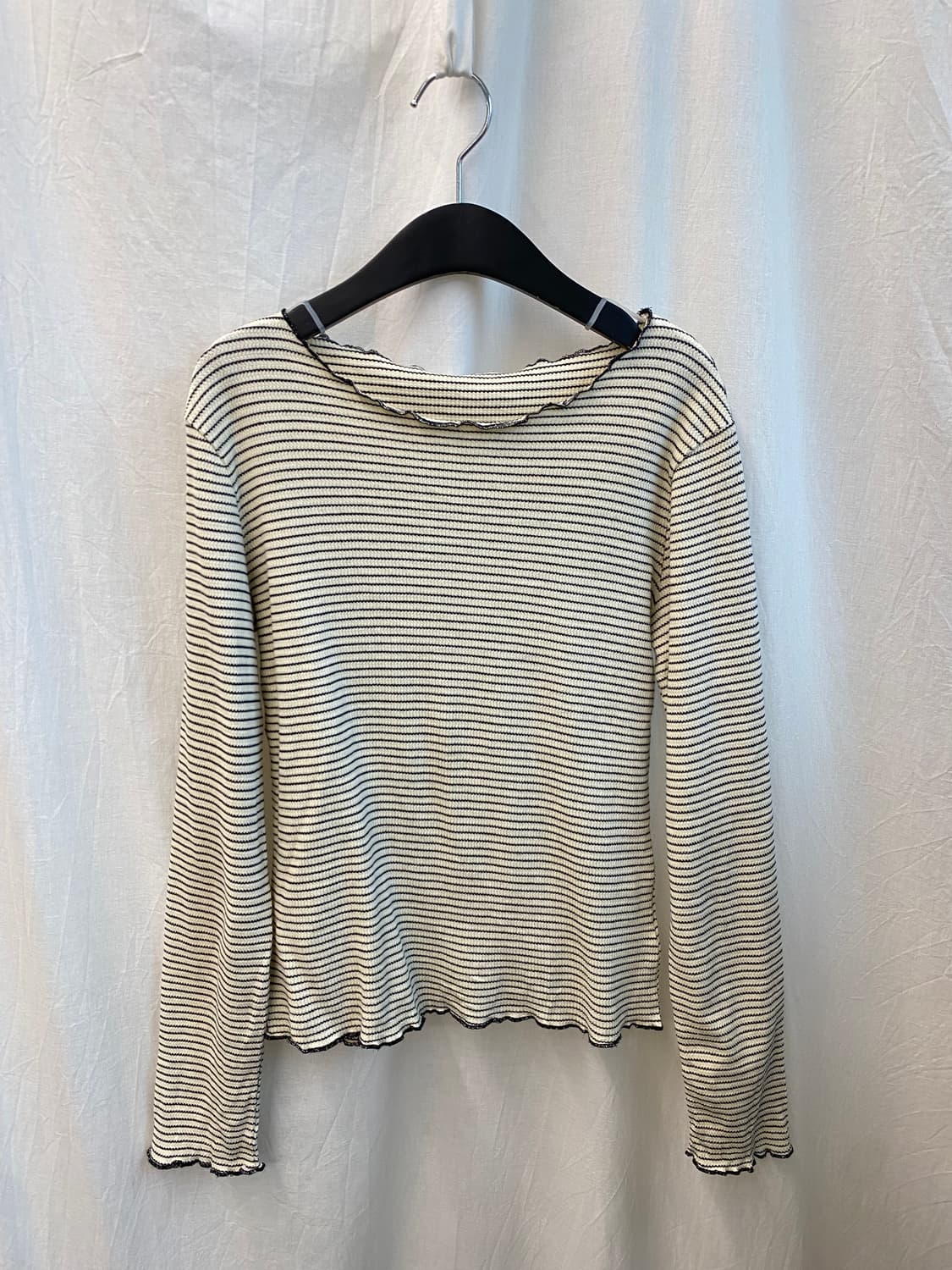 DAZY 스트라이프 골지티셔츠(L) 상품이미지2