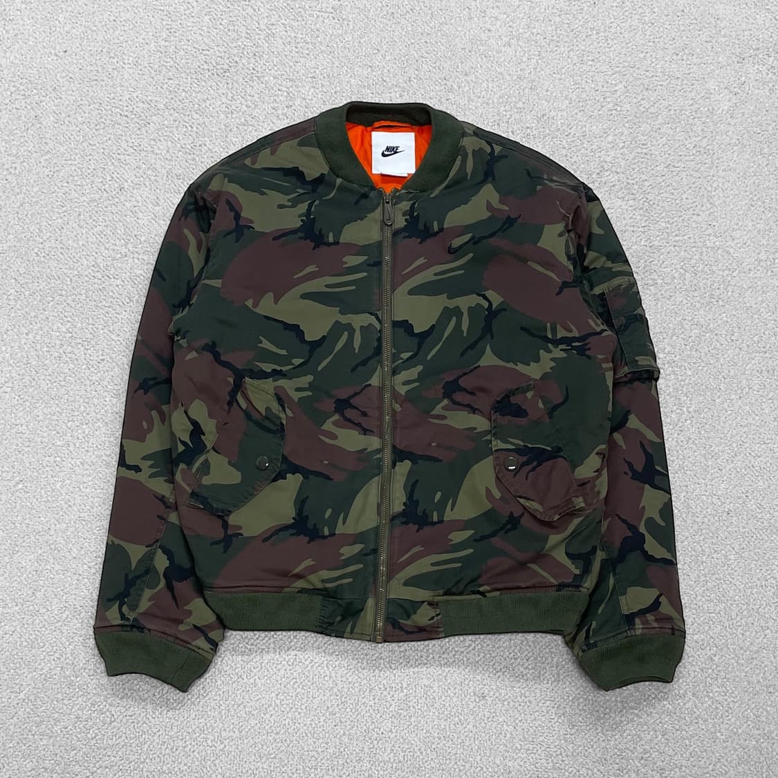 나이키 라이프 우븐 ma-1 카모 플라이트 봄버 자켓 상품이미지1