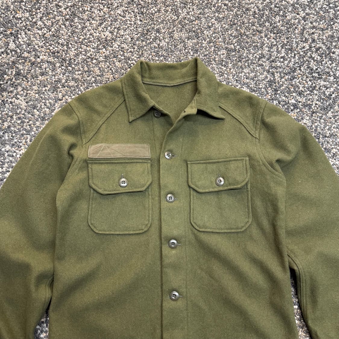 60s US army 미군 OG-108 울 필드 셔츠 (M)    상품이미지3
