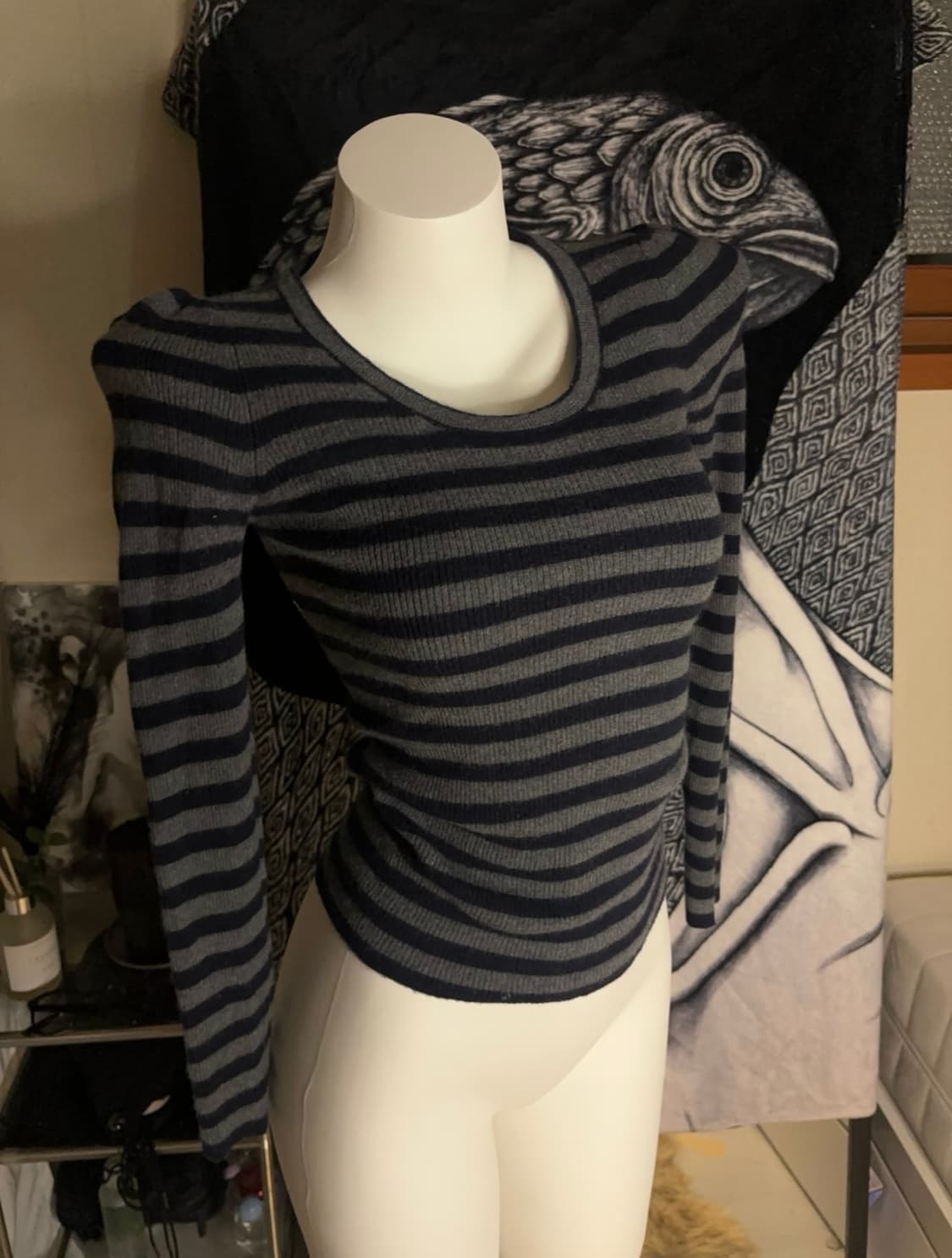 vintage striped sleeves 상품이미지2