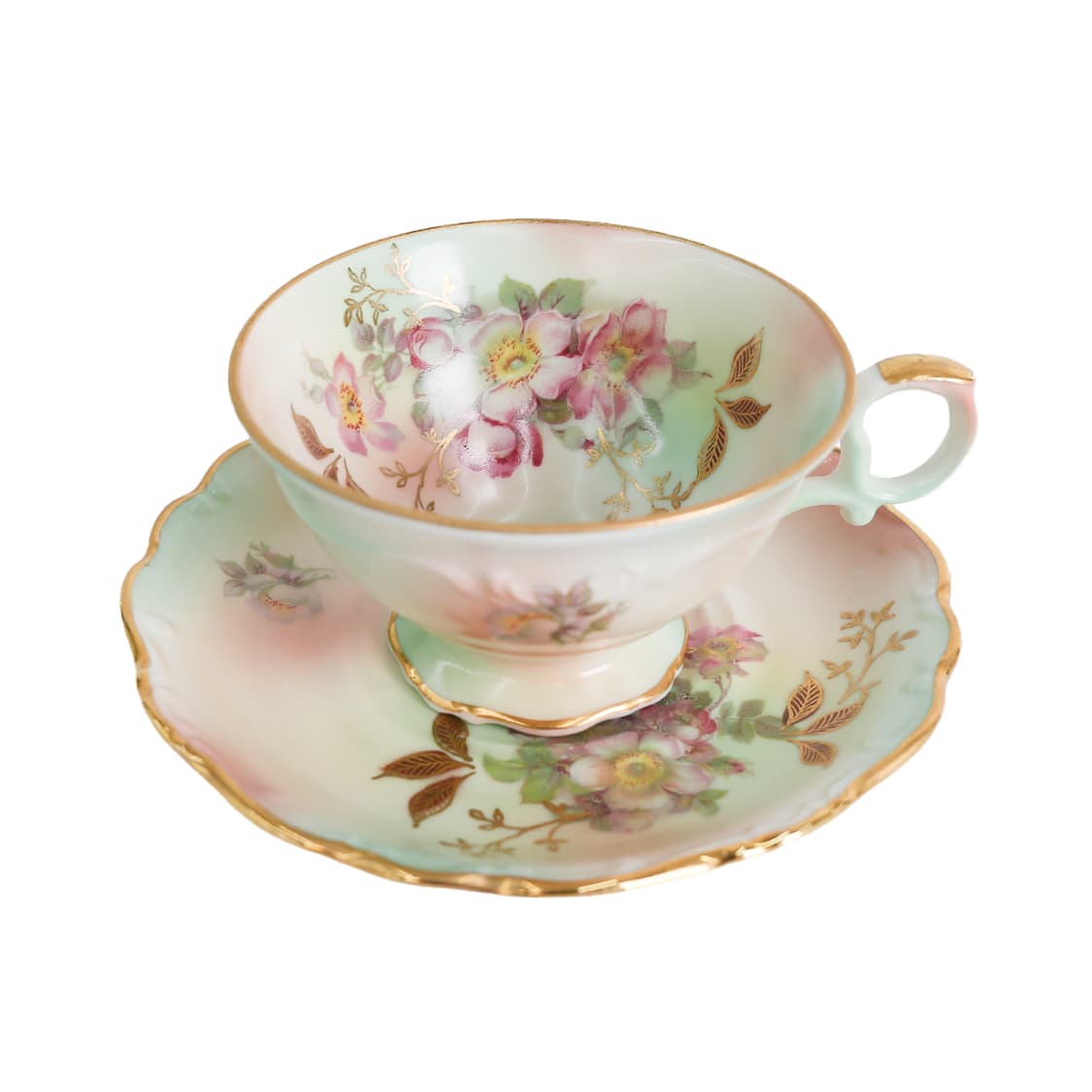 Germany Schumann Arzberg Bavaria Flower Cup And Saucer 상품이미지1