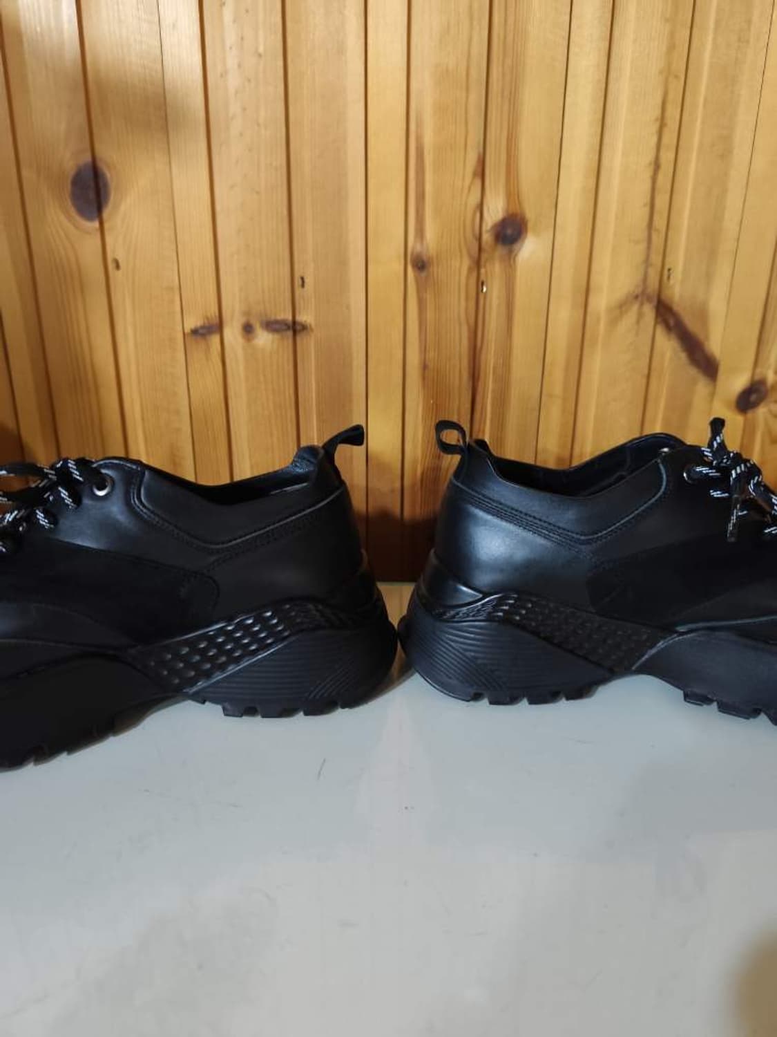 38 245mm ST듀퐁 블랙 가죽 스니커즈 상품이미지7