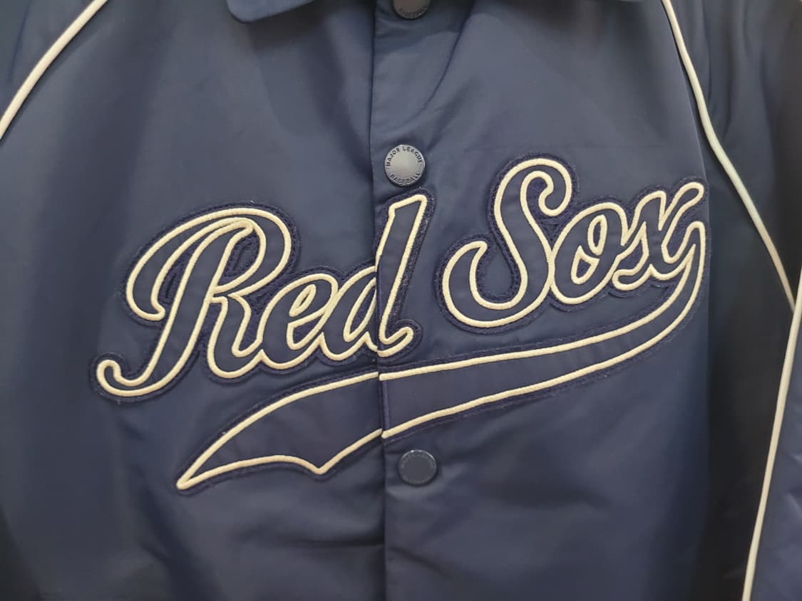 25SS MLB 보스턴 레드삭스 코치 자켓 남녀공용 S사이즈 택달린새제품 상품이미지2
