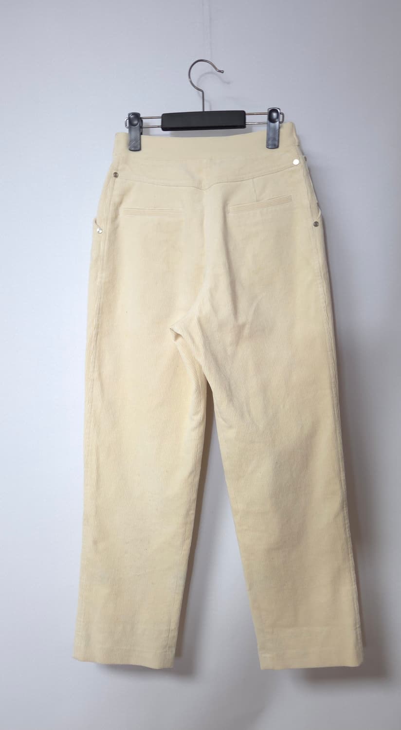 한섬 타임 2022 코듀로이 원핀턱 백밴딩 팬츠 61-90 상품이미지6