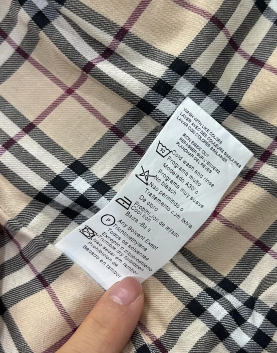 정품 버버리 퀄팅 자켓 ~55 상품이미지9