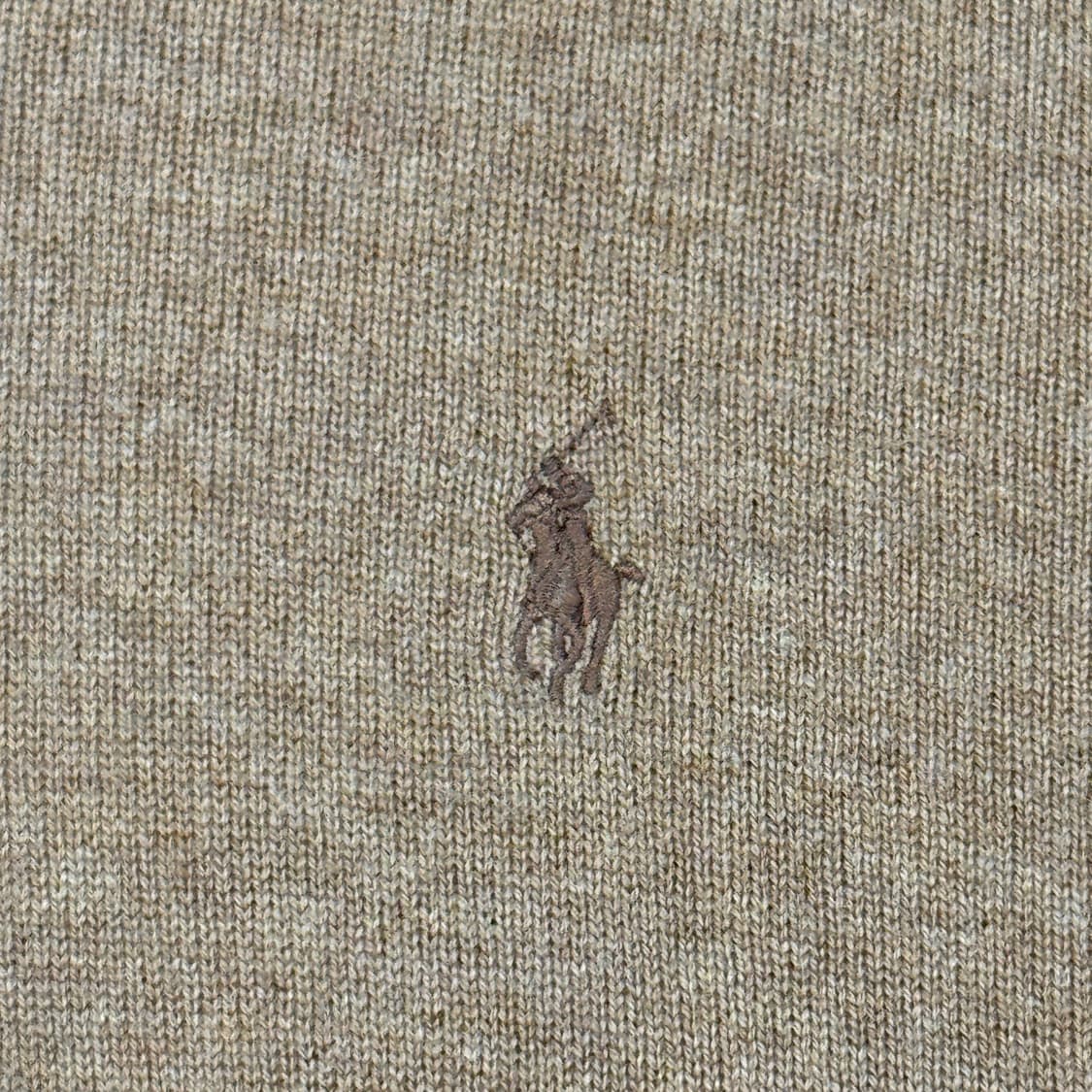 XL) 폴로 랄프로렌 메리노울 라운드넥 니트 브라운 상품이미지5