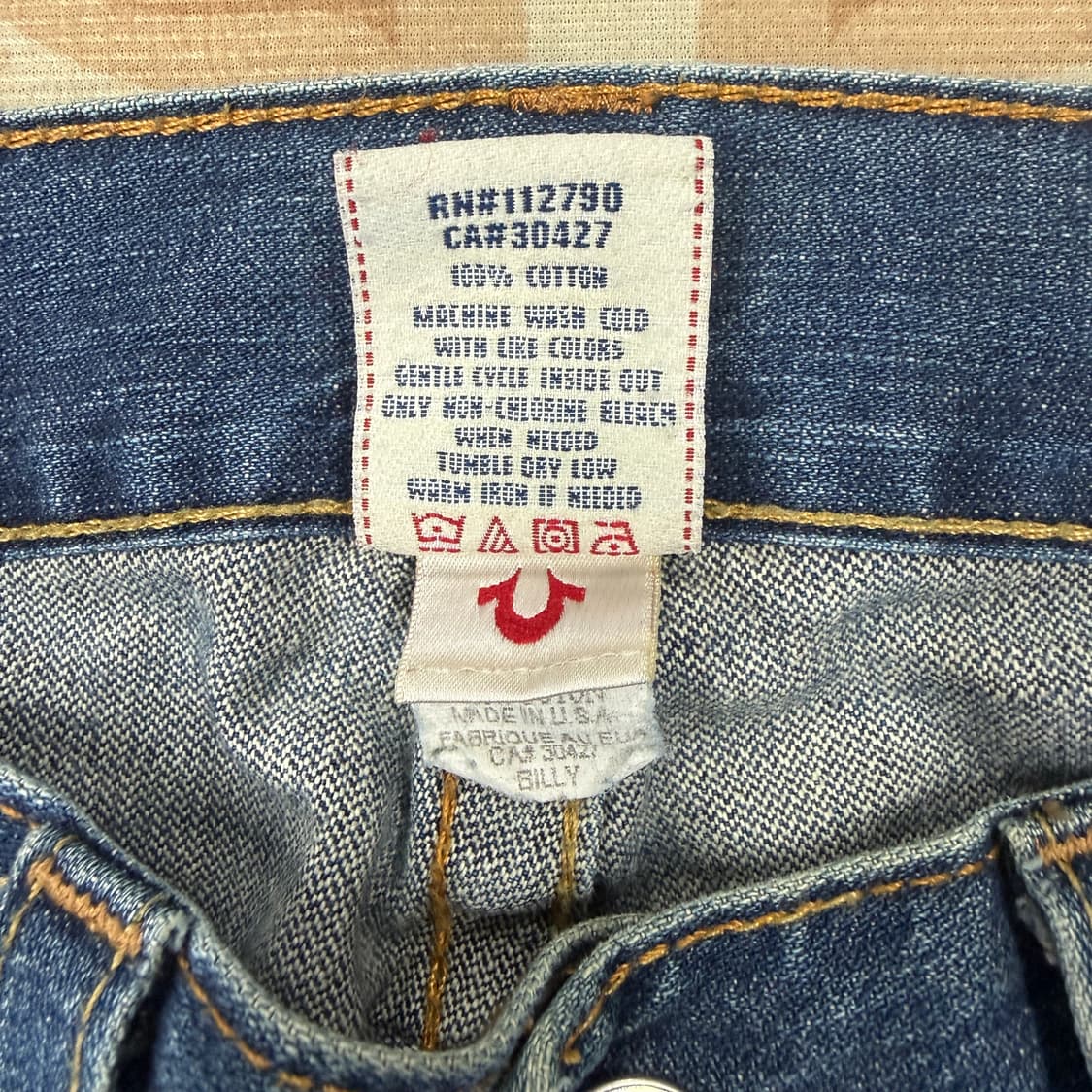 (34)00s 트루릴리전 TRUE RELIGION BILLY 데님팬츠 상품이미지5