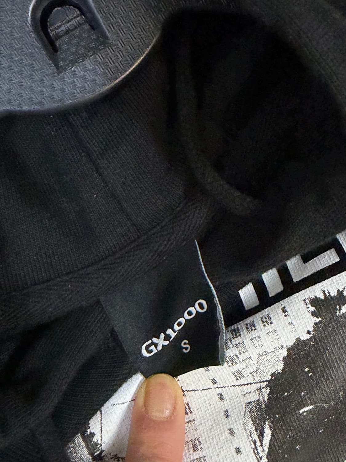 GX 1000 후드 블랙 S 상품이미지2