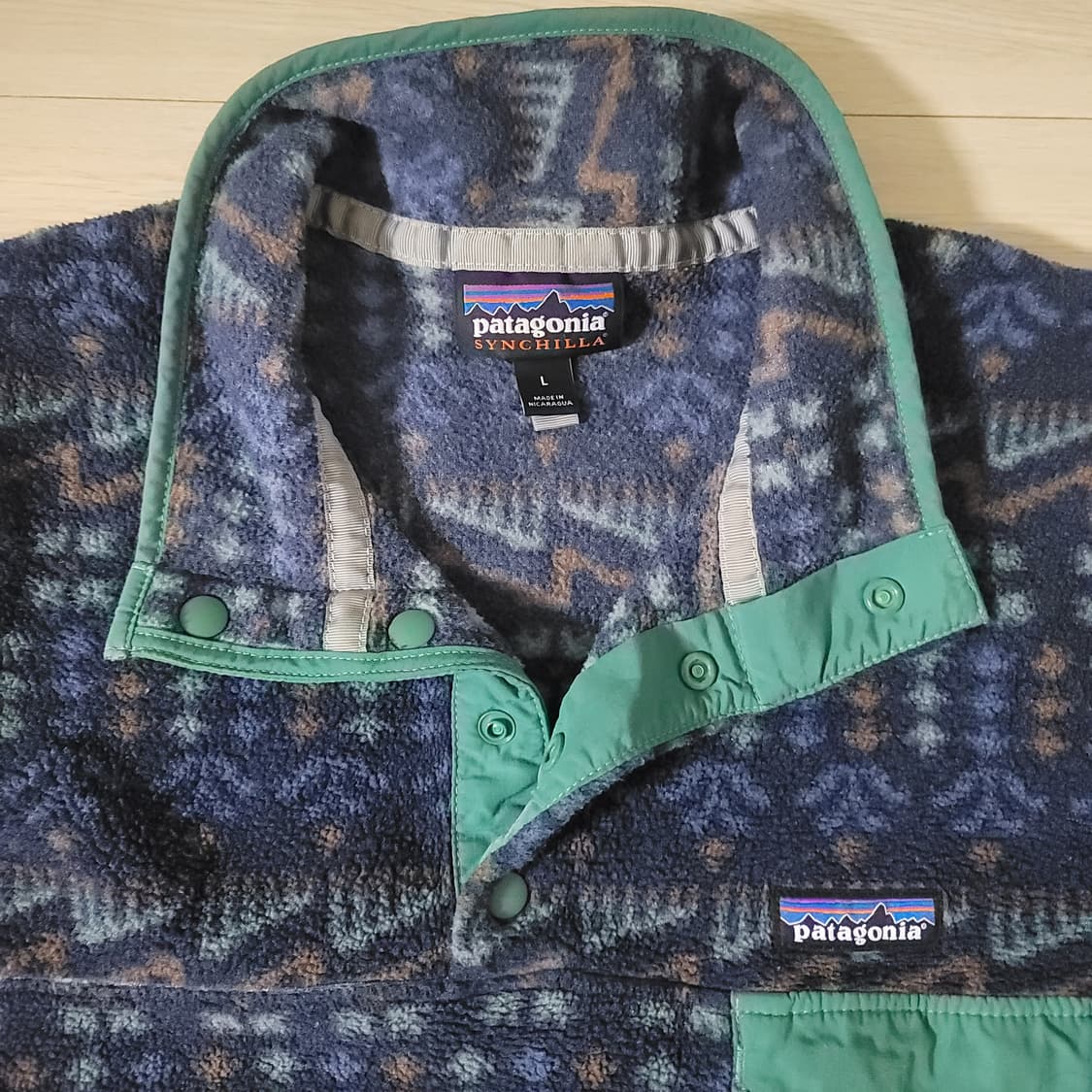 [우먼L=남자M과 비슷] 파타고니아 신칠라 라이트웨이트 아즈텍 상품이미지4
