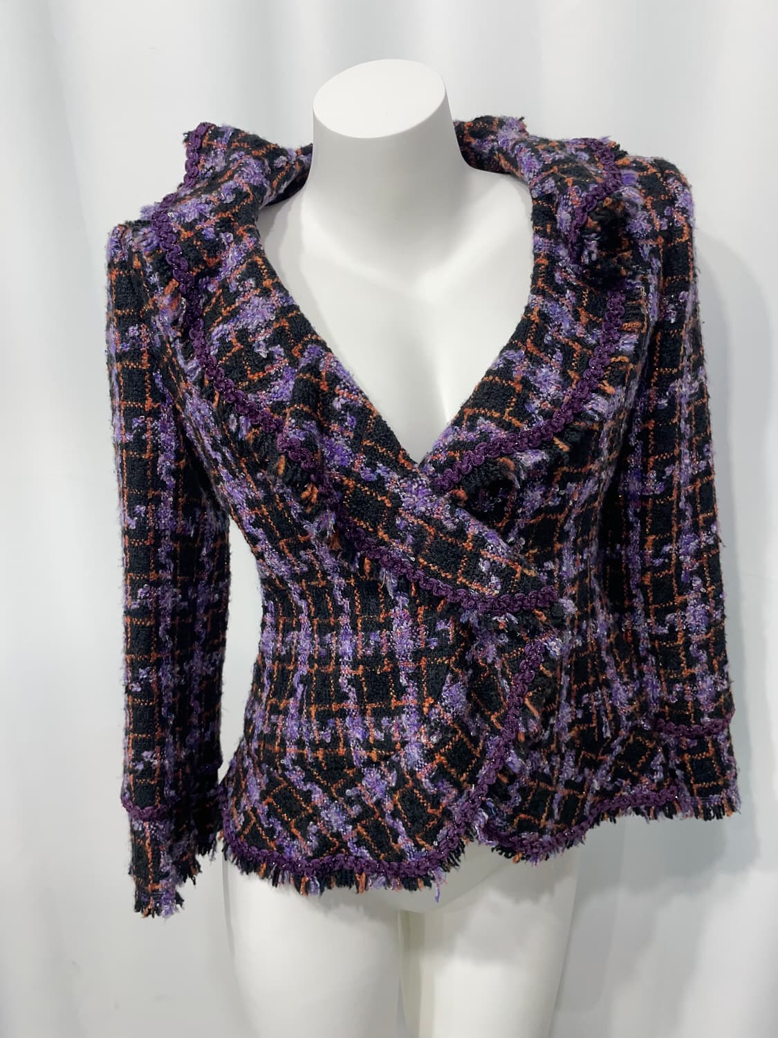 🎸바이올렛 트위드 자켓🎸 상품이미지6