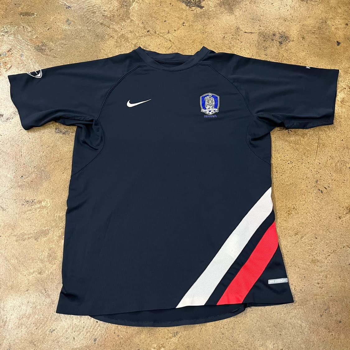 [정품/M] 나이키 대한민국 축구 국가대표팀 블랙 트레이닝 티셔츠 b8 상품이미지2
