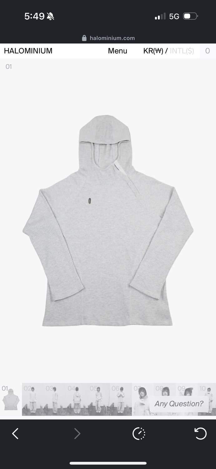 할로미늄 WAFFLE HOODIE 상품이미지1