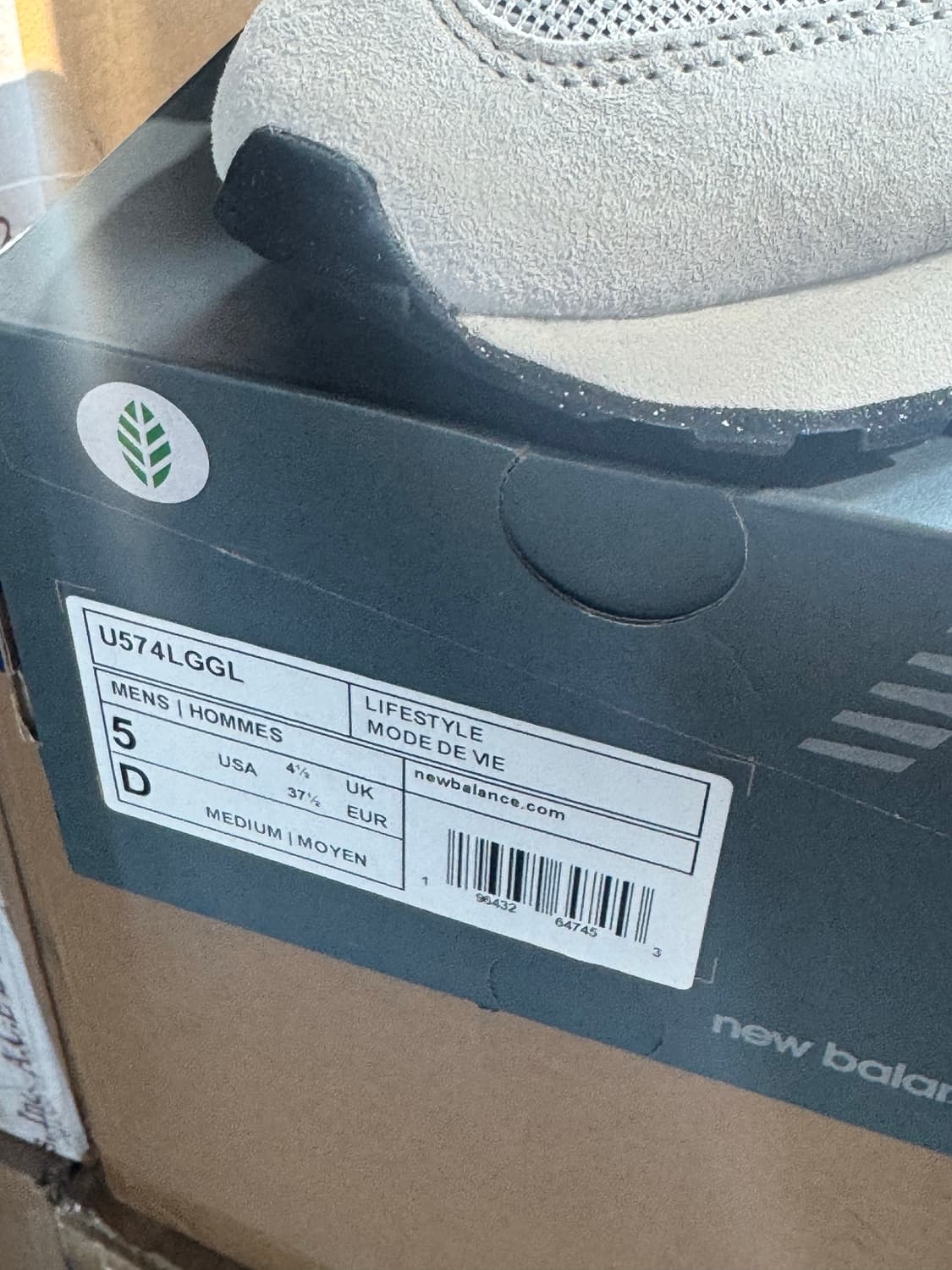 뉴발란스 574 레거시 그레이 화이트 상품이미지3