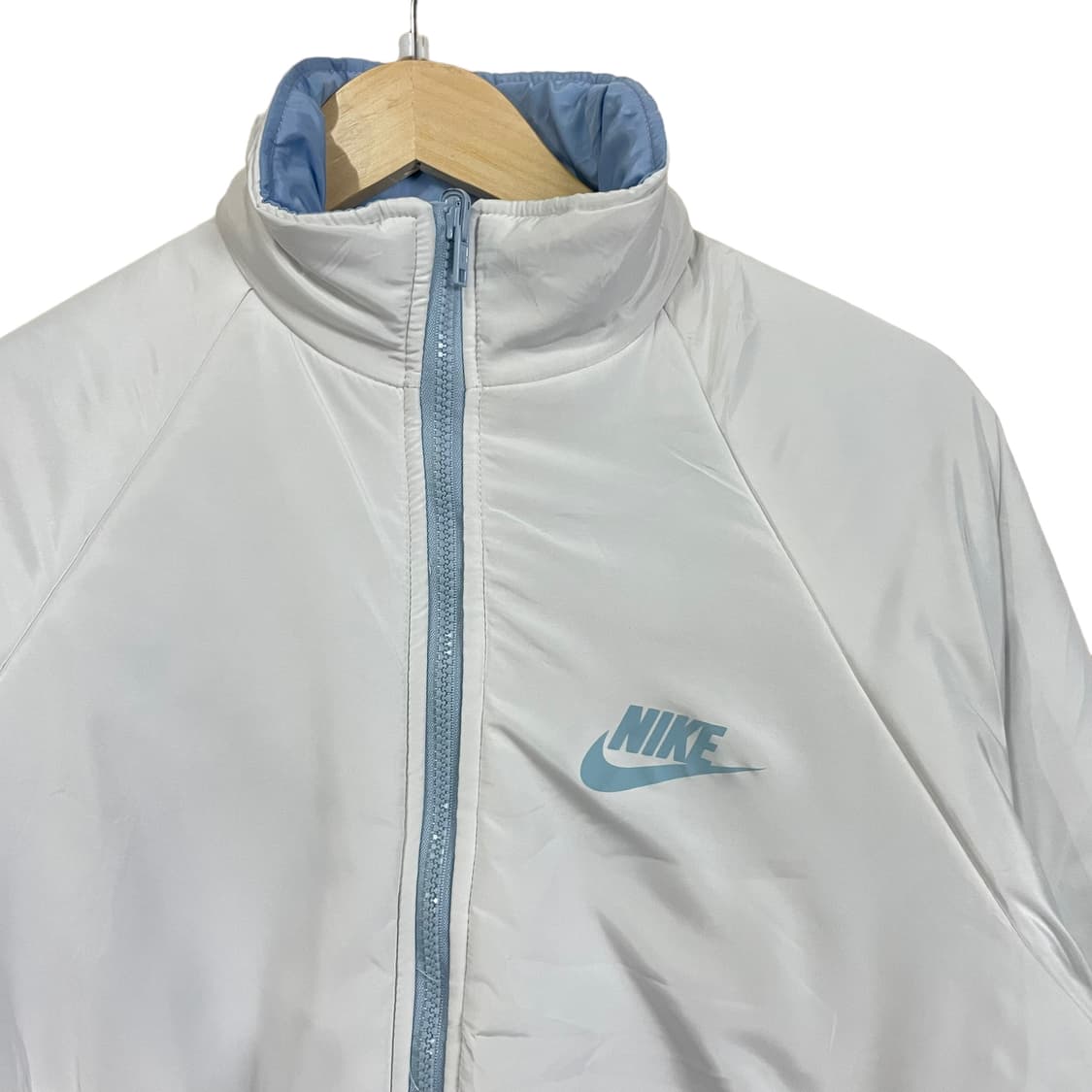 나이키 대장급 리버시블 흰색 하늘색 패딩 L 상품이미지6
