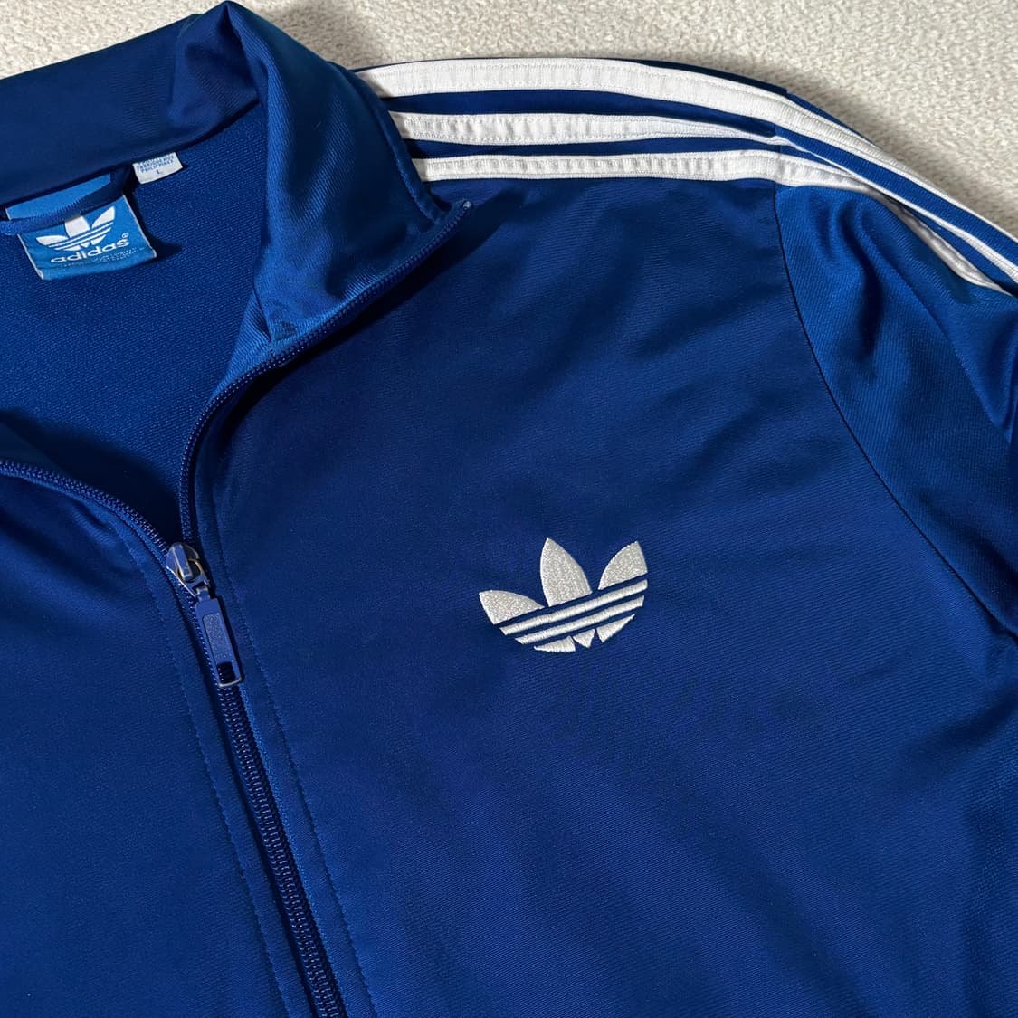 아디다스 구파이어버드 해외판 블루 파흰 져지 상품이미지2