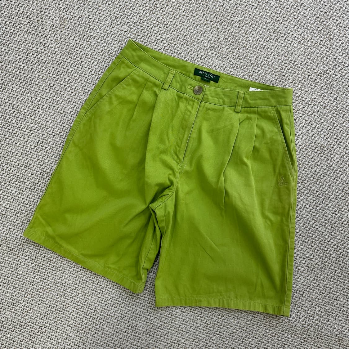 67-92 빈폴 그린 여성용 핀턱 반바지 0409D 상품이미지1