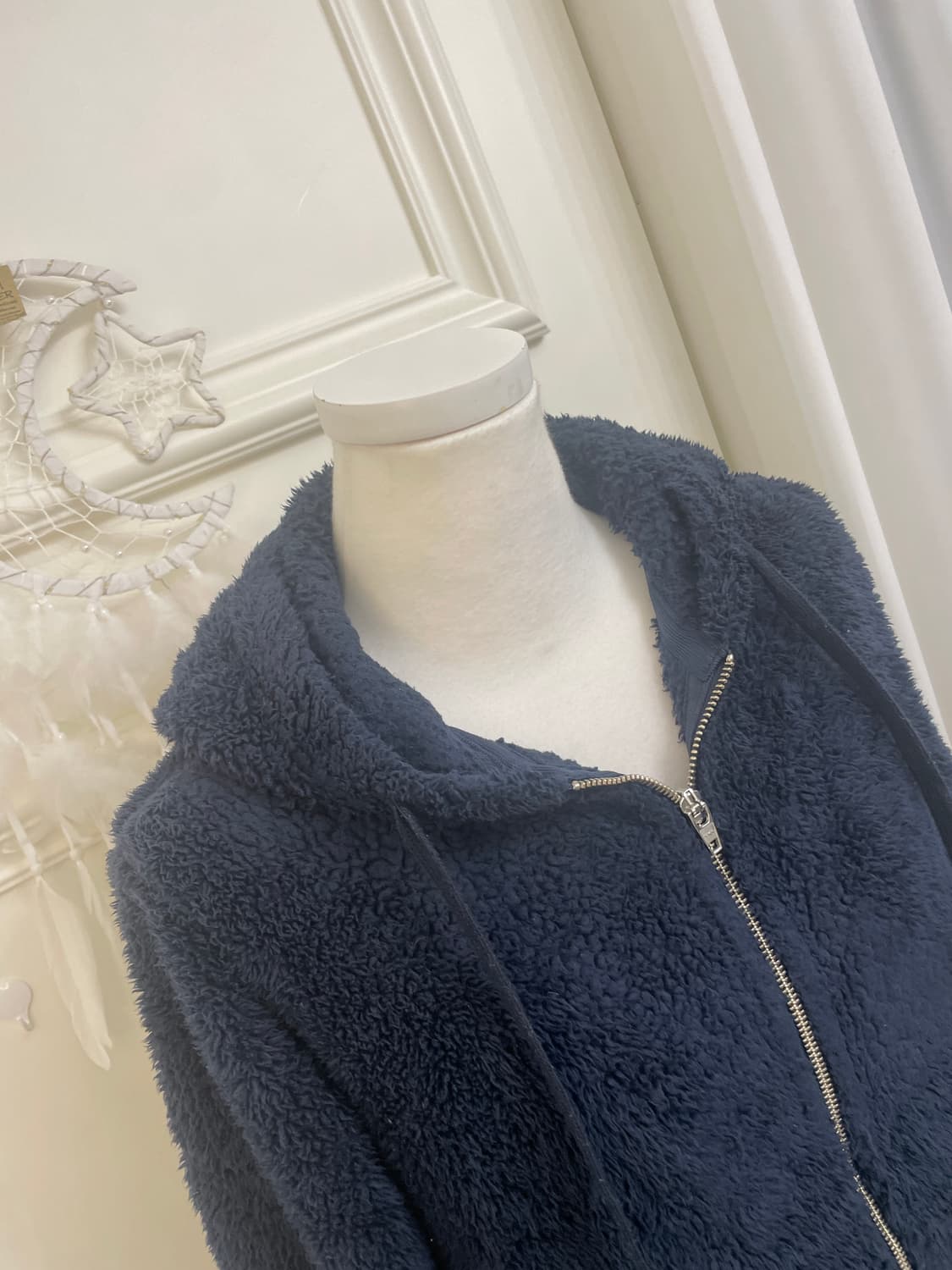CHAMPION navy basic 2way hoodie-zip 상품이미지7