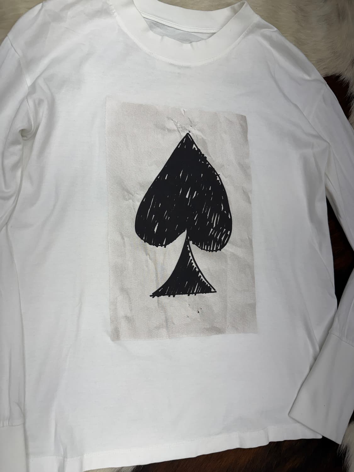 MM6 마르지엘라 스페이드 프린트 롱슬리브 상품이미지2