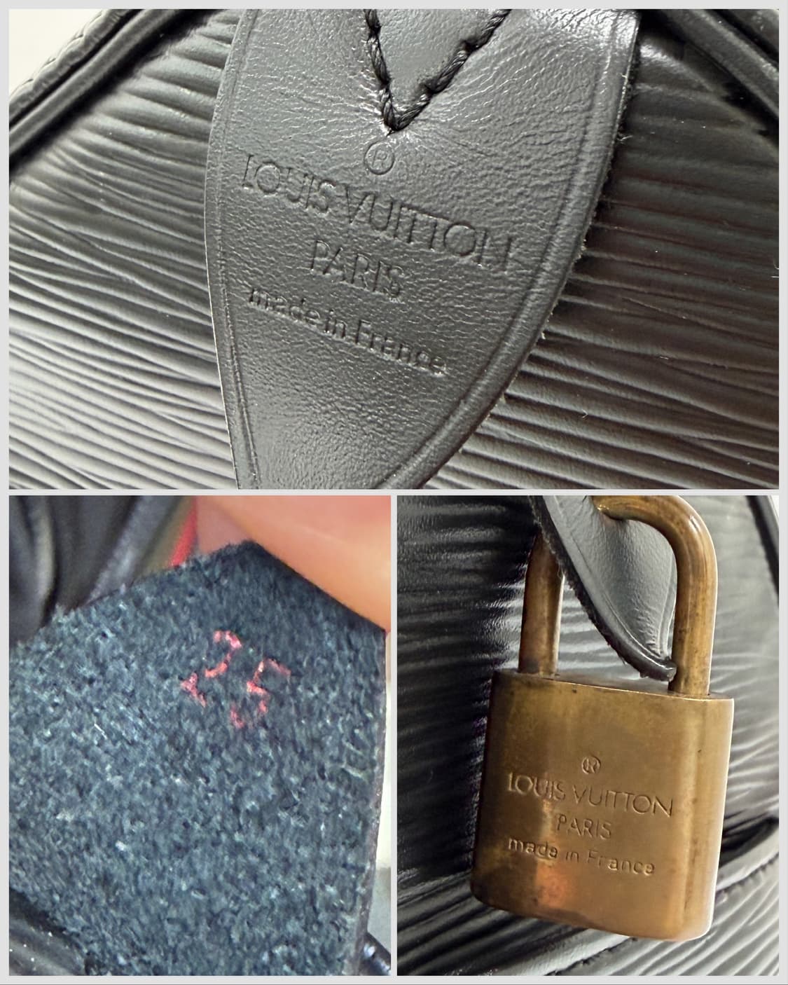 루이비통 에피 스피디 25 보스턴 토트백 상품이미지8