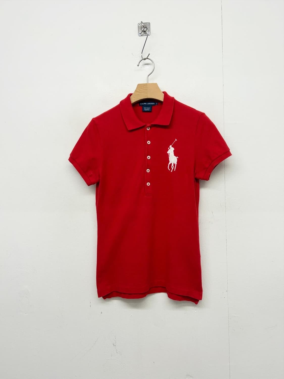폴로 랄프로렌 빅포니 레드 반팔 피케티 상품이미지1