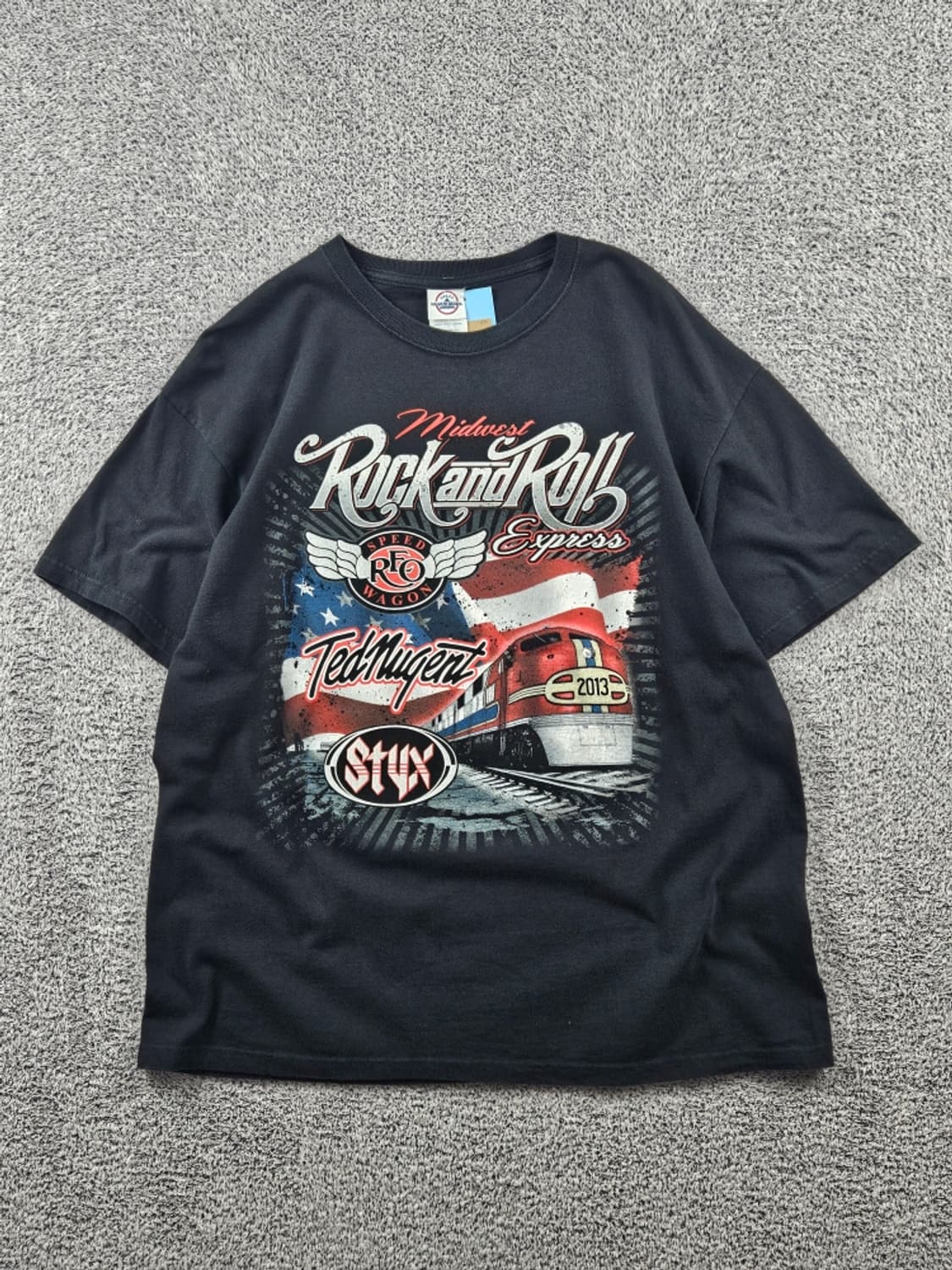 델타 미드웨스트 락앤롤 투어 반팔 티셔츠 ( XL ) / 11386 상품이미지1