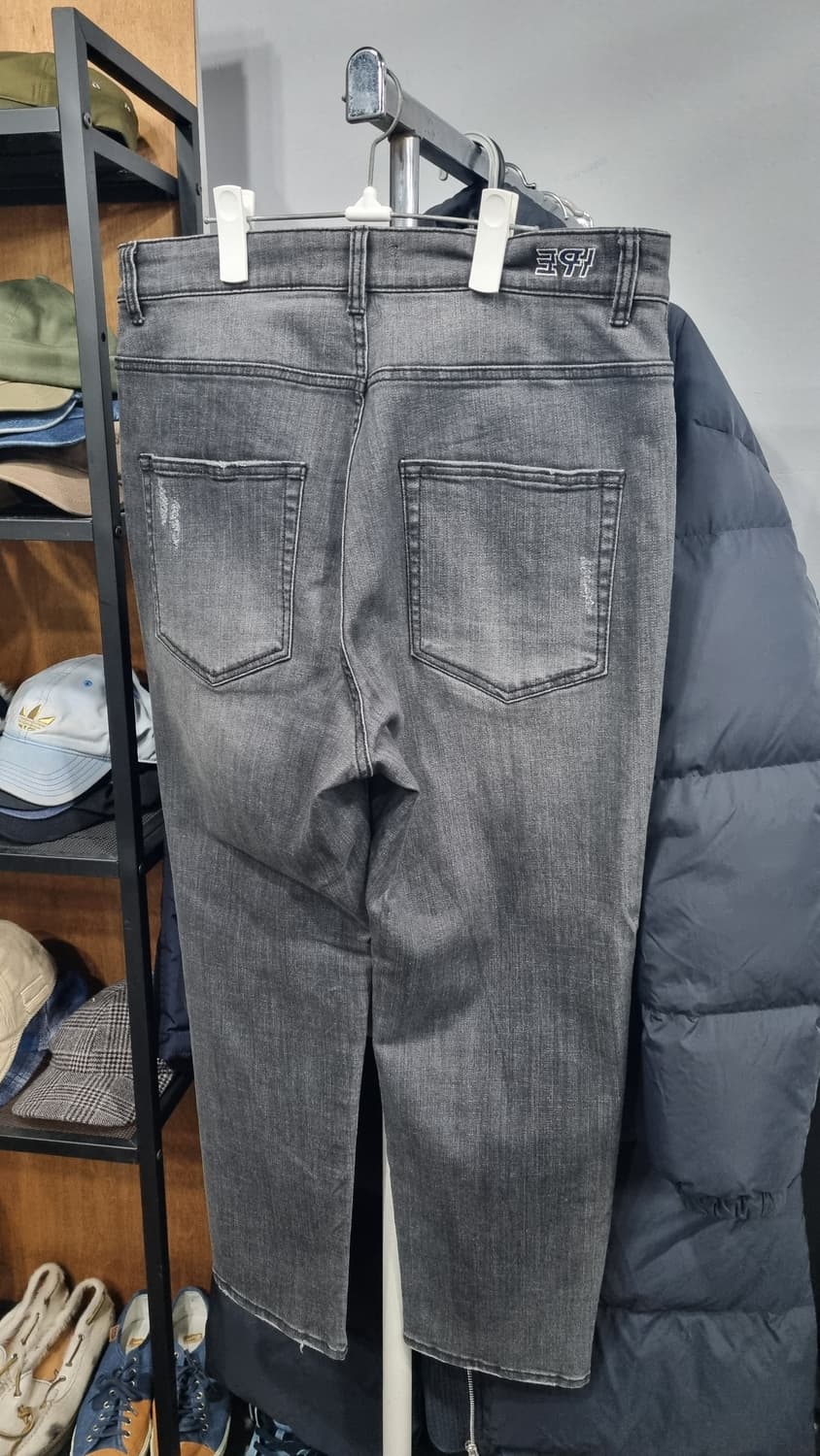 series)) 에피그램 코오롱 정품 데미지 흑청바지 배기 33~34 상품이미지3