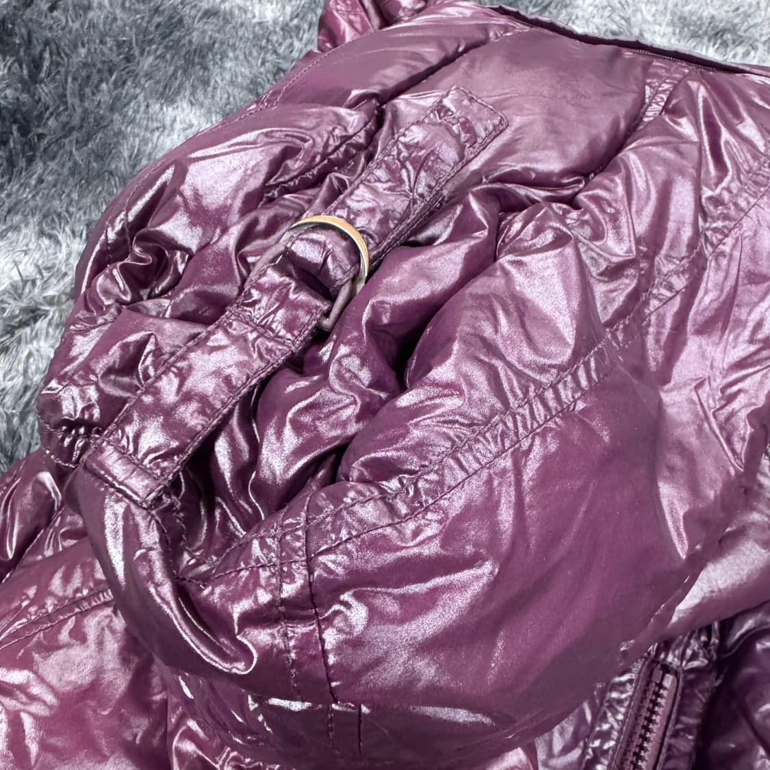 투티/0124 BOSS 휴고 보스 오렌지 경량 패딩 후드 BUR y2k 상품이미지7