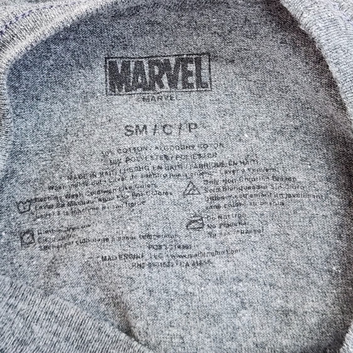 Marvel Vintage 어벤져스 일본판 카툰 프린팅 반팔 티셔츠 M 상품이미지4