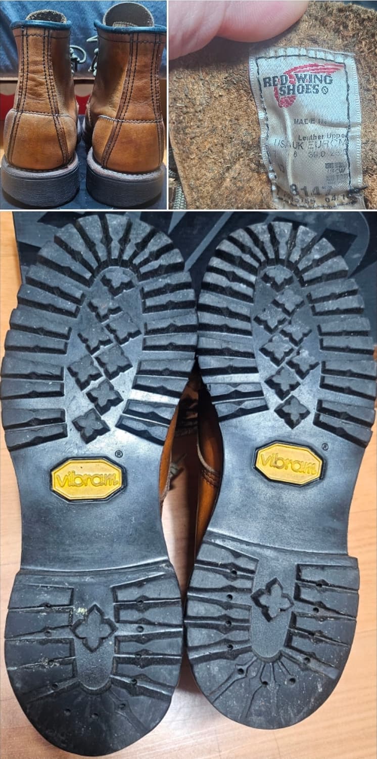 [초급처!한정판정품!]레드윙8147아메카지6인치부츠 상품이미지3