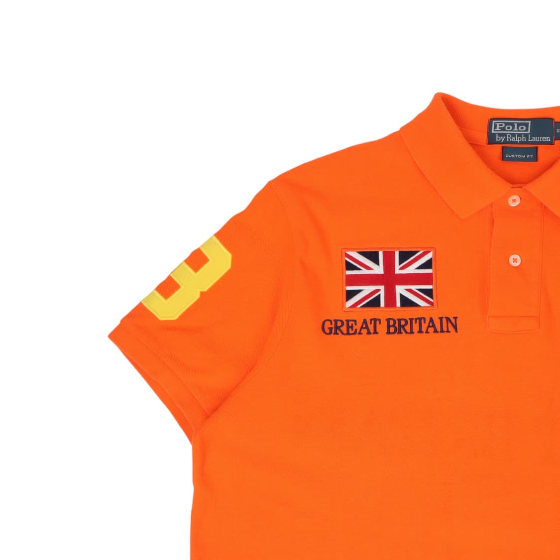 폴로 랄프로렌 영국 브리티안 오렌지 빅포니 티셔츠 상품이미지3