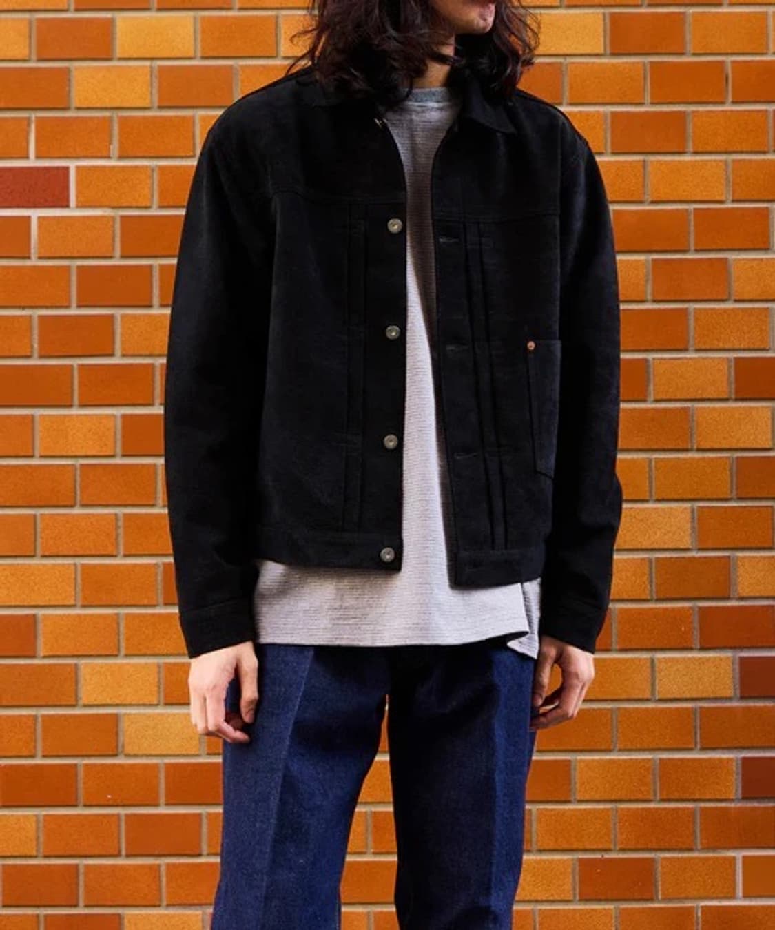 본쿠라 WILD LIFE TALOR 별주 1세대 스웨이드 가죽자켓 40 상품이미지2