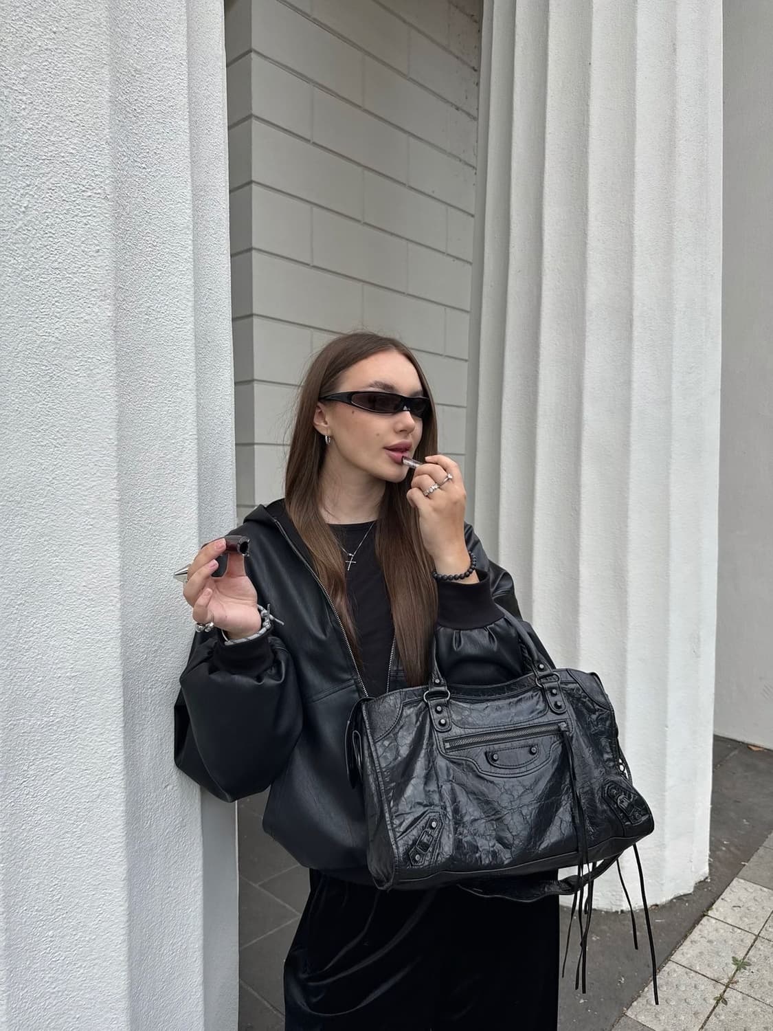 발렌시아가 시티백 모터백 라지 스트랩 상품이미지8