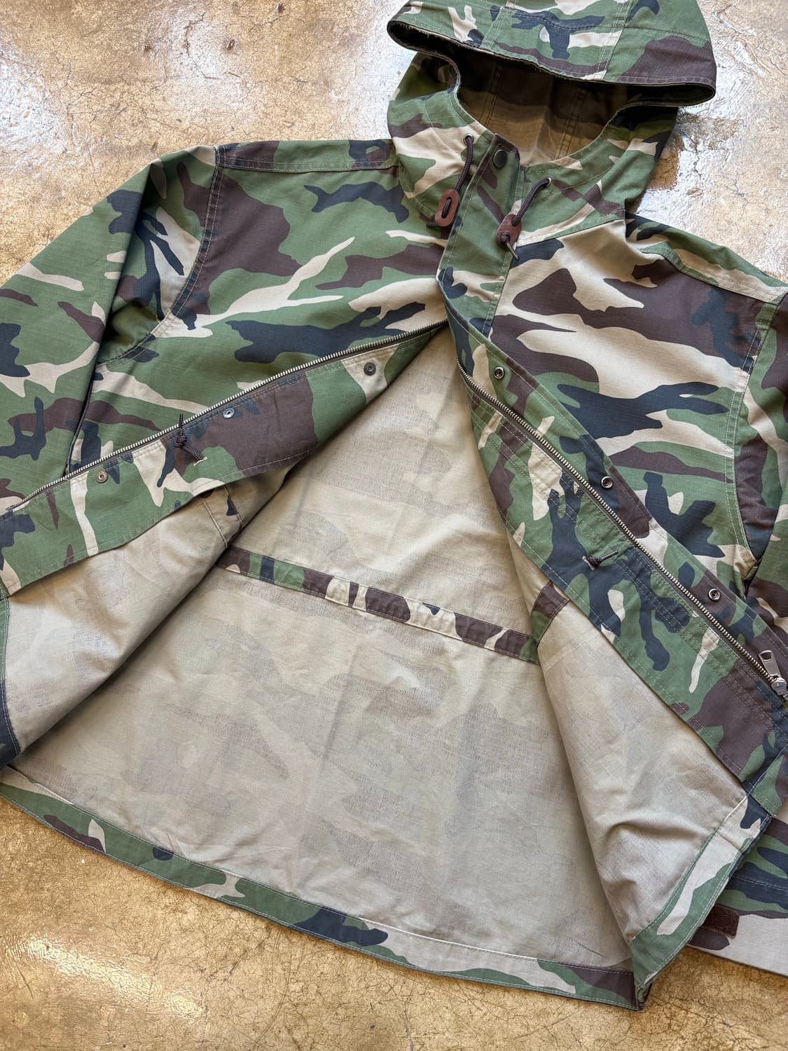 GU 카모 코튼 후드 재킷 상품이미지2