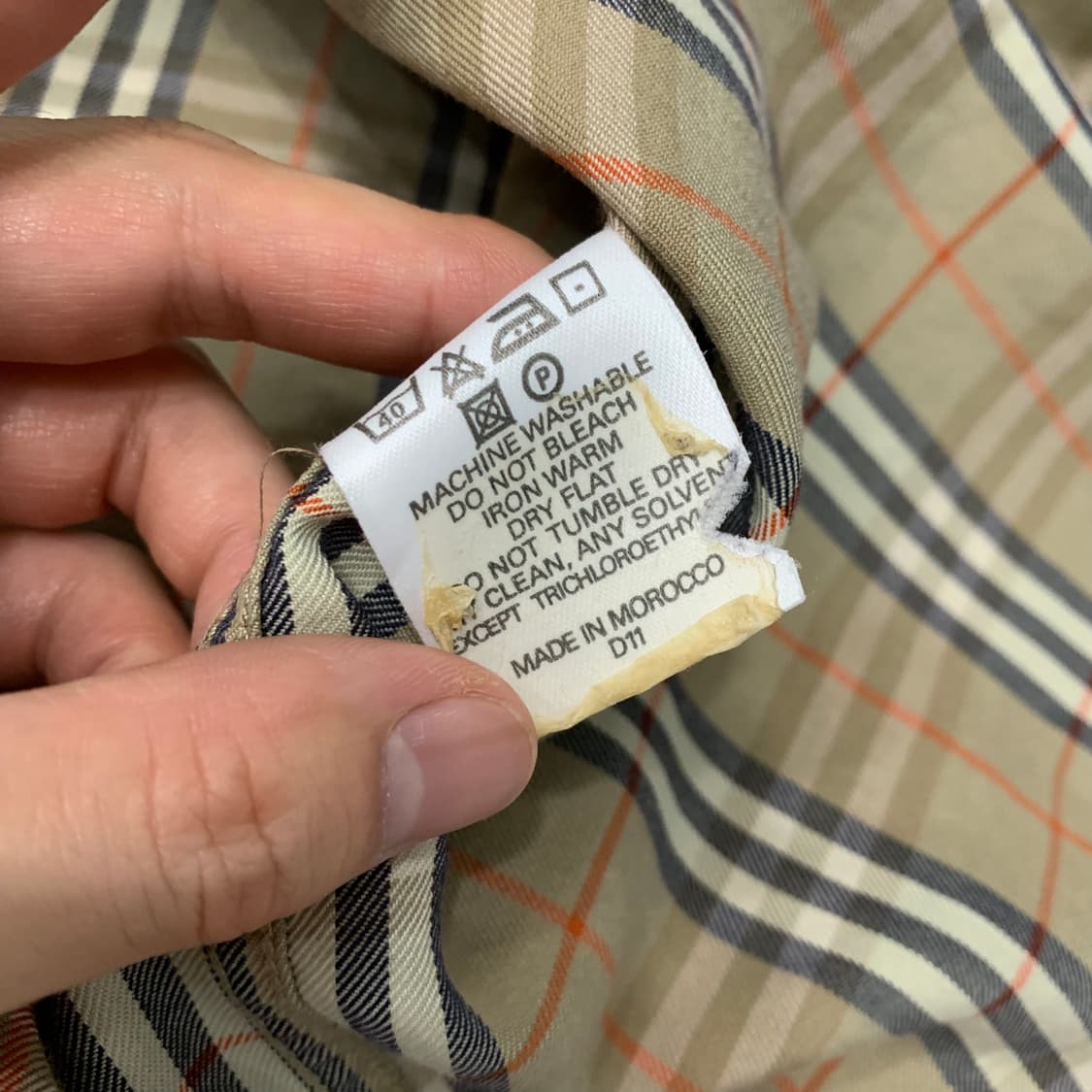 버버리 신형 노바체크 셔츠(정품) 상품이미지8