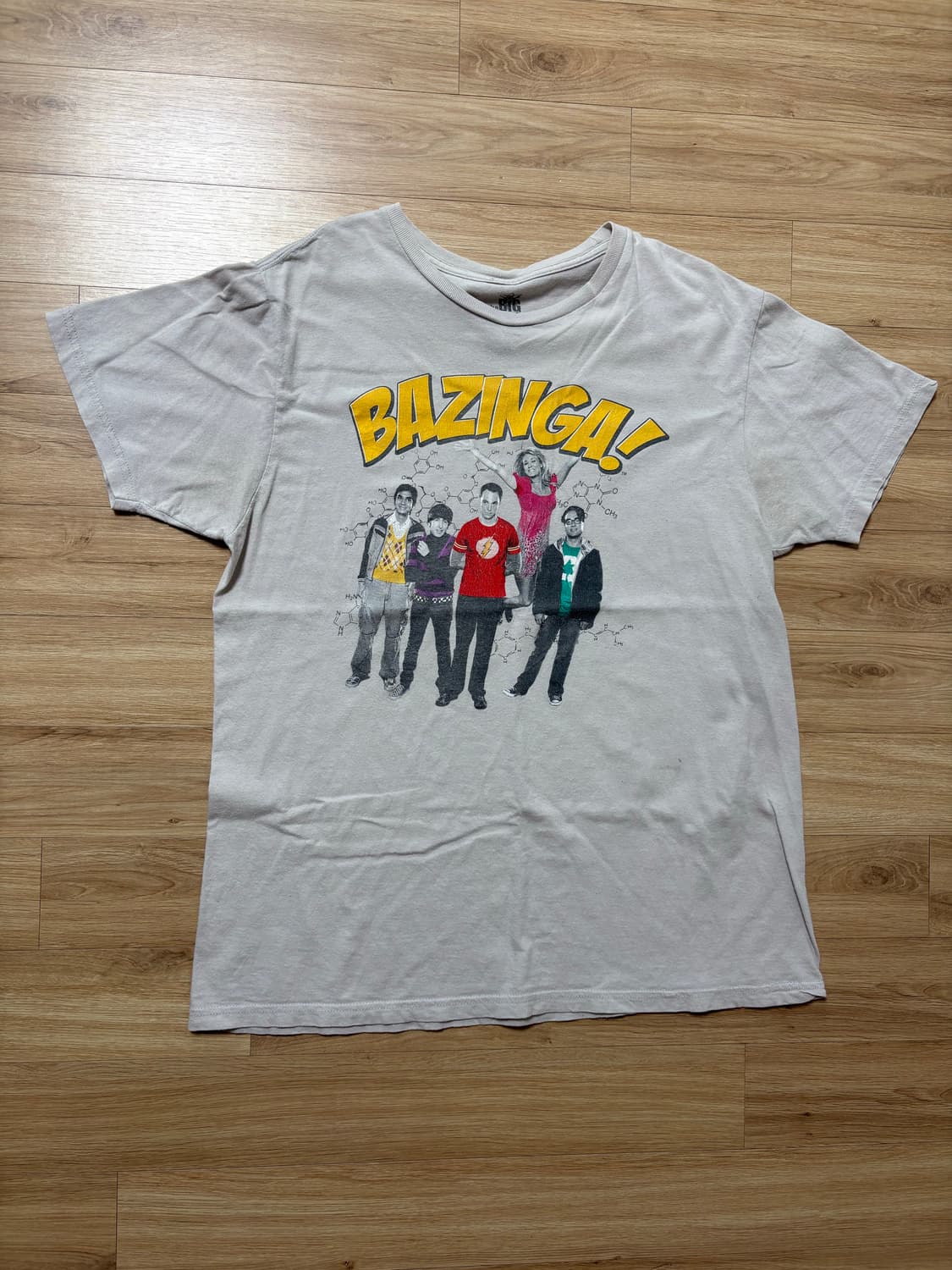 빅뱅이론 BAZINGA 프린팅 티셔츠 상품이미지1