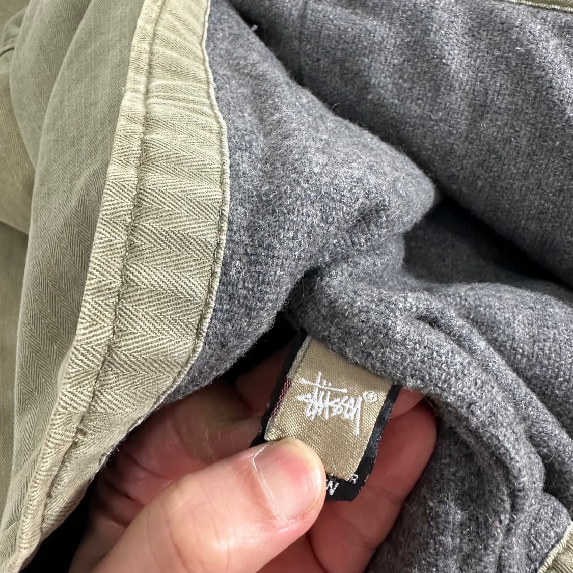 S 95 스투시 MFG 카키 네임택 필드자켓 상품이미지7