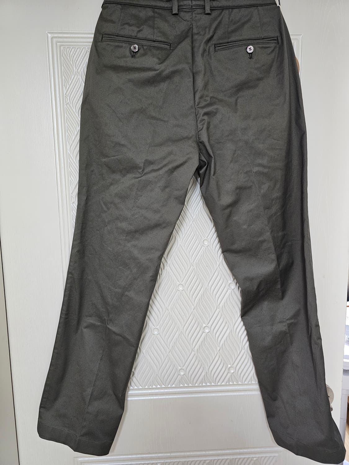 라이즈앤빌로우 26SS 수피마 265치노 올리브색/택포함 새상품 상품이미지2